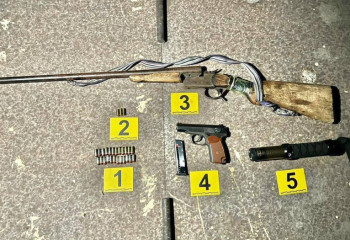 210 единиц оружия изъяли жамбылские полицейские с начала года