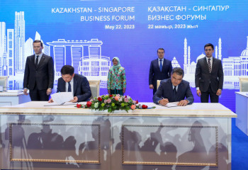 Documents for $275 million signed at Kazakhstan-Singapore business forum in Astana