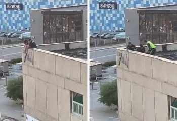 Ақтауда 17 жастағы бойжеткен шатырдан секірмек болды