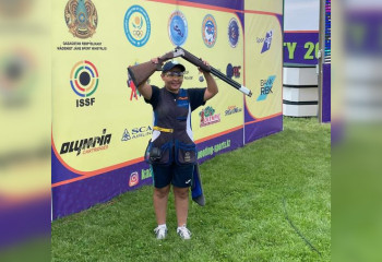 Асем Орынбай стала победительницей Кубка мира по стендовой стрельбе