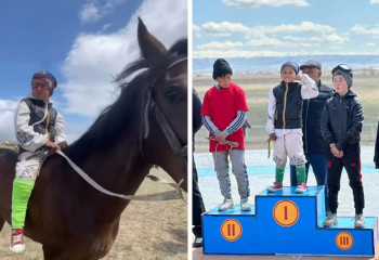 8-летний Хамза из Жетысуской области восхищает Казнет