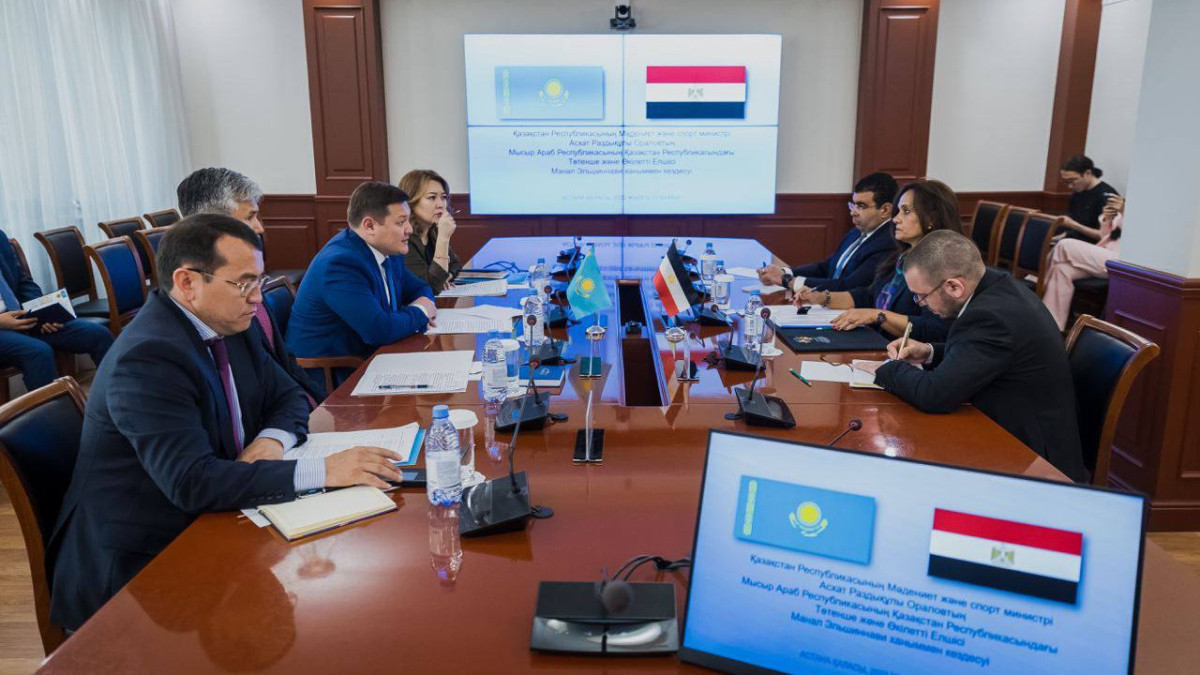 Cooperation in cultural sphere discussed by Kazakhstan and Egypt