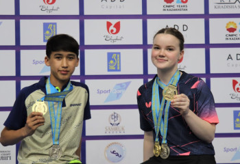 Определились победители международного турнира по настольному теннису в Шымкенте