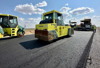 Дорожники реконструируют республиканскую автодорогу «Кызылорда-Жезказган»