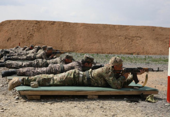 Атыс бойынша өткен чемпионатта әскерилер өзара мықтыны анықтады