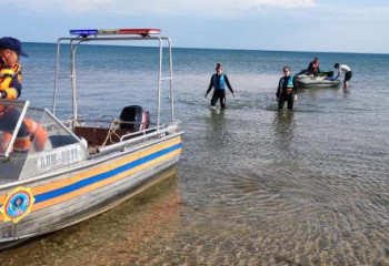 Пять человек спасли на Капшагайском водохранилище