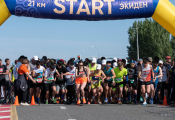Более трех тысяч человек приняли участие в карагандинском полумарафоне