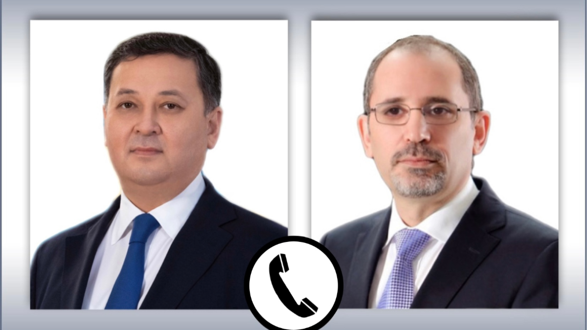 Kazakhstan, Jordan FMs hold  telephone conversation