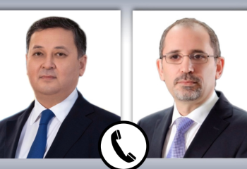 Kazakhstan, Jordan FMs hold  telephone conversation