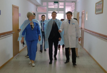 Тимур Султангазиев ознакомился с ситуацией в здравоохранении Акмолинской области