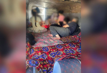 Газель с топчаном и мигрантами задержали жамбылские полицейские