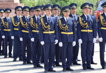 Ряды МЧС Казахстана пополнили 137 молодых офицеров