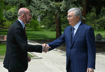 Tokayev meets with President of European Council