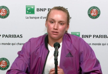 Елена Рыбакина Францияның ашық чемпионатын неліктен жалғастыра алмағанын түсіндірді