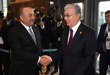 Мемлекет басшысы Ердоғанды ұлықтау рәсіміне қатысу үшін «Кулие» сарайына барды