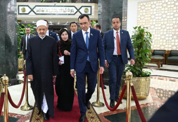 Мәулен Әшімбаев Мысырда Бейбарыс сұлтан мешітінің ашылу рәсіміне қатысты