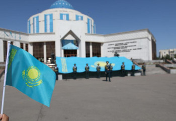 В Астане Министерство обороны организовало патриотическую акцию