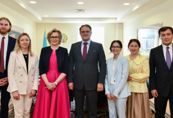 Cooperation within OSCE dicussed with President of OSCE PA at Kazakh MFA