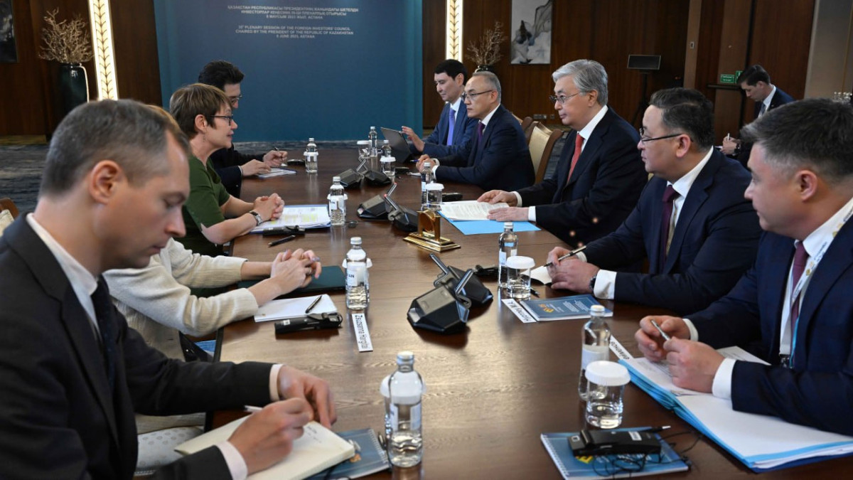 Tokayev meets with EBRD President Odile Renaud-Basso