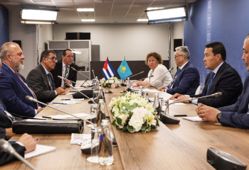 Kazakh PM offers Cuban Prime Minister to discuss Agreement on short term visa-free travels