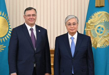 Токаев встретился с президентом компании Total Energies