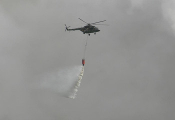 Абай облысында қарулы күштердің қызметкерлері мен әскери техникасы  өртті сөндіруге қосылды