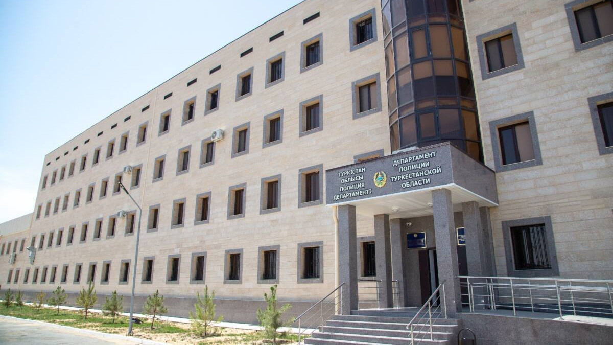 Новое здание получили полицейские Туркестанской области