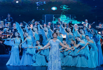 Kazakh composer Tolegen Mukhamejanov’s recital Qus Zholy gathered full house at Astana Opera