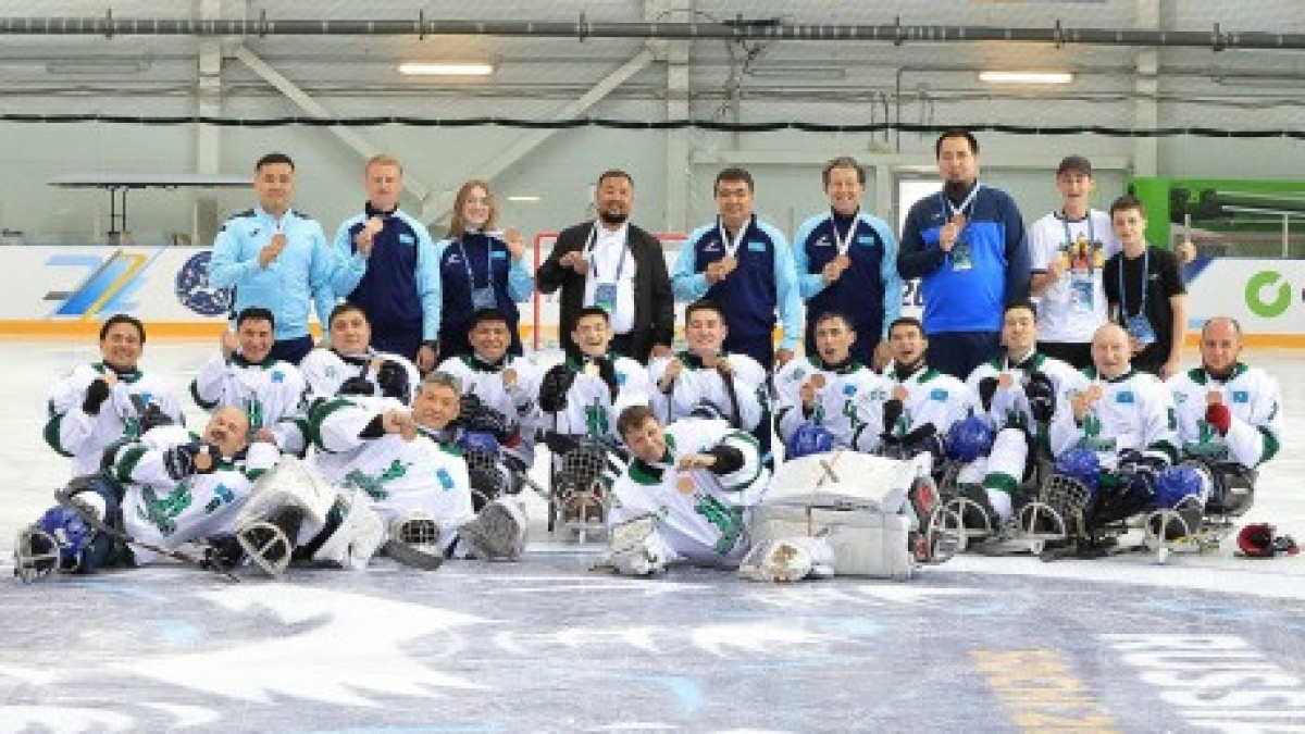 Kazakhstan grabs bronze at Para Ice Hockey Continental Cup