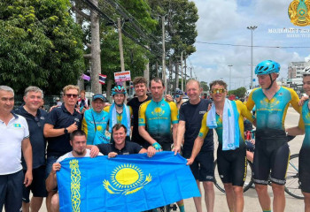 Казахстан завоевал 13 медалей и вышел на первое место чемпионата Азии по шоссейному велоспорту