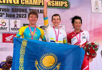 Kazakhstanis become champions of Asia in cycling