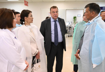 С деятельностью Национального центра детской реабилитации ознакомился вице-министр здравоохранения