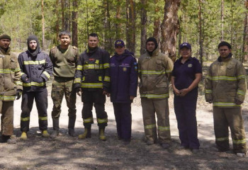 Абайдағы өртті сөндіруге 60-тан астам ТЖМ авиаторы жұмылдырылды