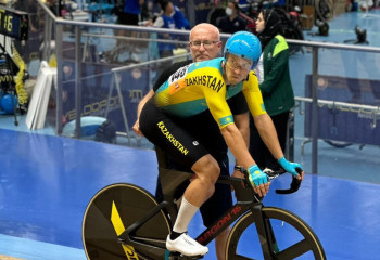Қазақстандық велоспортшы Азия чемпионатында екінші орын алды