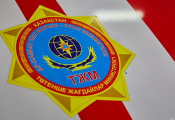 В Акмолинской области тушат пожар