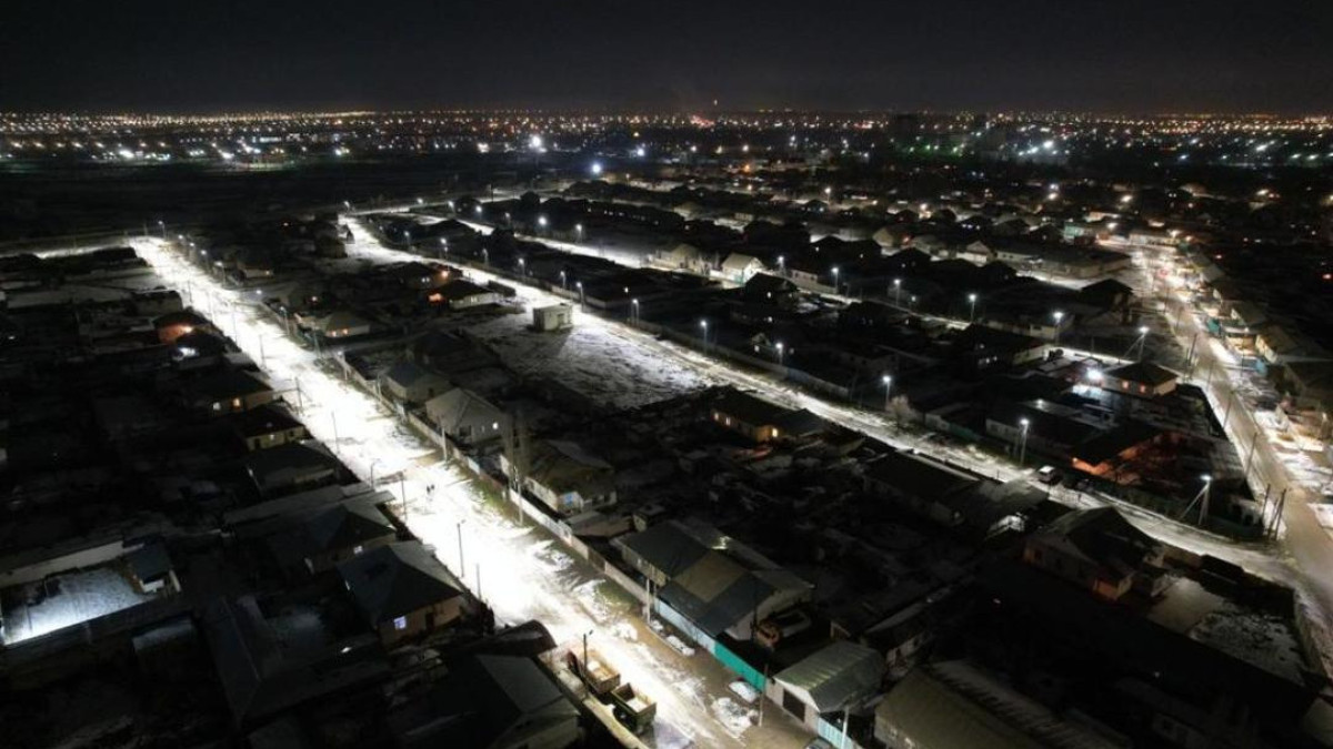 В Таразе планируется охватить освещением 68 улиц
