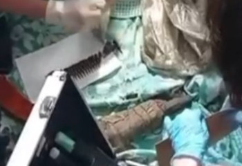 Тайник с оружием нашли полицейские в доме сельчанина