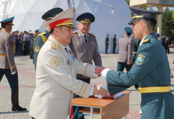 Ұлттық ұлан академиясын жас офицерлердің 23-ші легі аяқтады