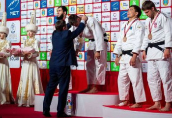 7 медалей завоевали казахстанские дзюдоисты на турнире «Grand Slam» в столице
