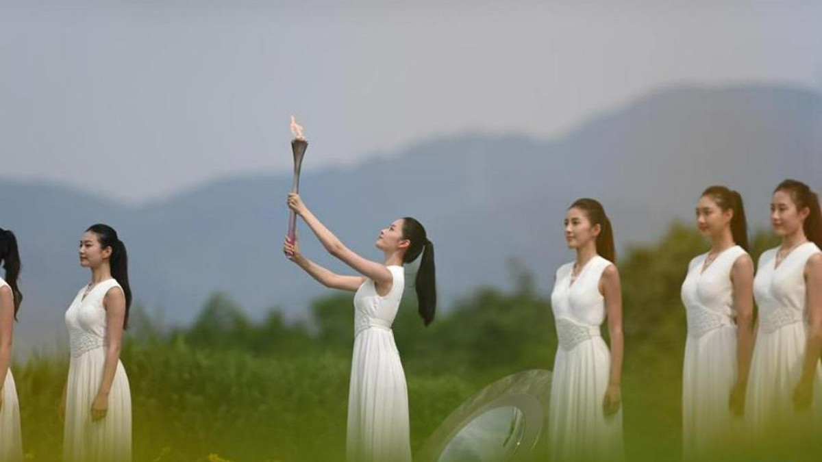 Огонь XIX Летних Азиатских игр был зажжен в древнем городе Лянчжу
