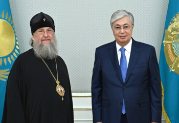 Kazakh President meets with Metropolitan of Astana and Kazakhstan