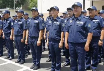 Полицейские усиленно готовятся к выпускным вечерам в Таразе