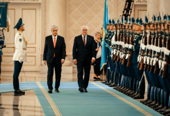 Мемлекет басшысы Германия президентін Ақордада қарсы алды