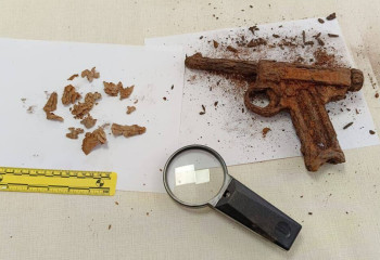 В Улытауской области обнаружен пистолет с 98-летней историей