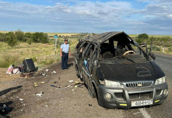 Ақтөбе облысында жол апатынан шетел азаматтары қаза тапты