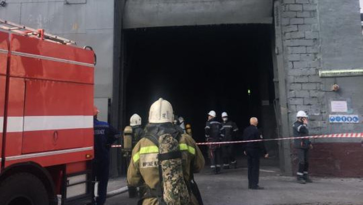 Крупный пожар на Аксуском заводе ферросплавов потушен