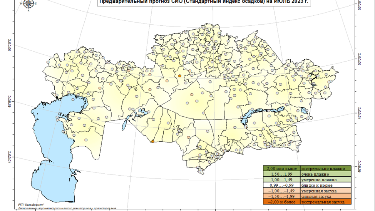 В Кызылординской области возможна засуха
