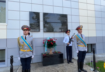 Талдықорғанда Халық қаһарманына арналған мемориал ашылды