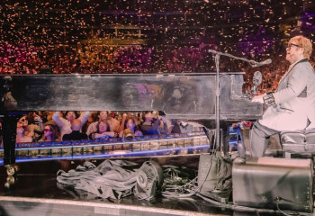 Elton John enthralls Glastonbury in final UK show