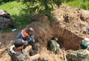 Останки восьми красноармейцев обнаружили павлодарцы